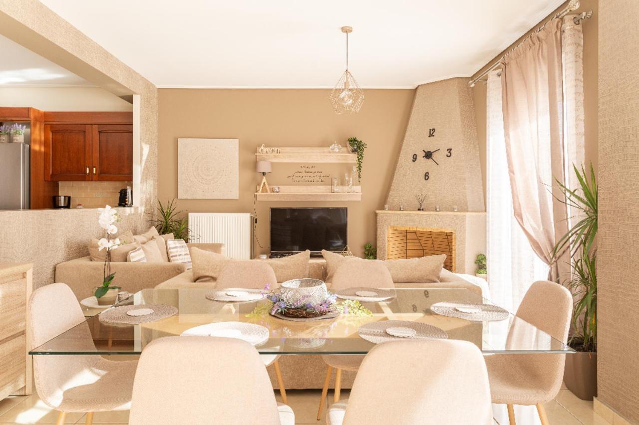 Milo Luxury House -Free Airport Pick Up-10Min Drive Villa Markopoulo Mesogaias Bagian luar foto